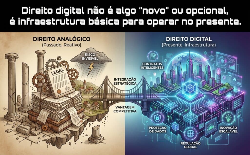 Direito digital não é tendência, é infraestrutura jurídica moderna