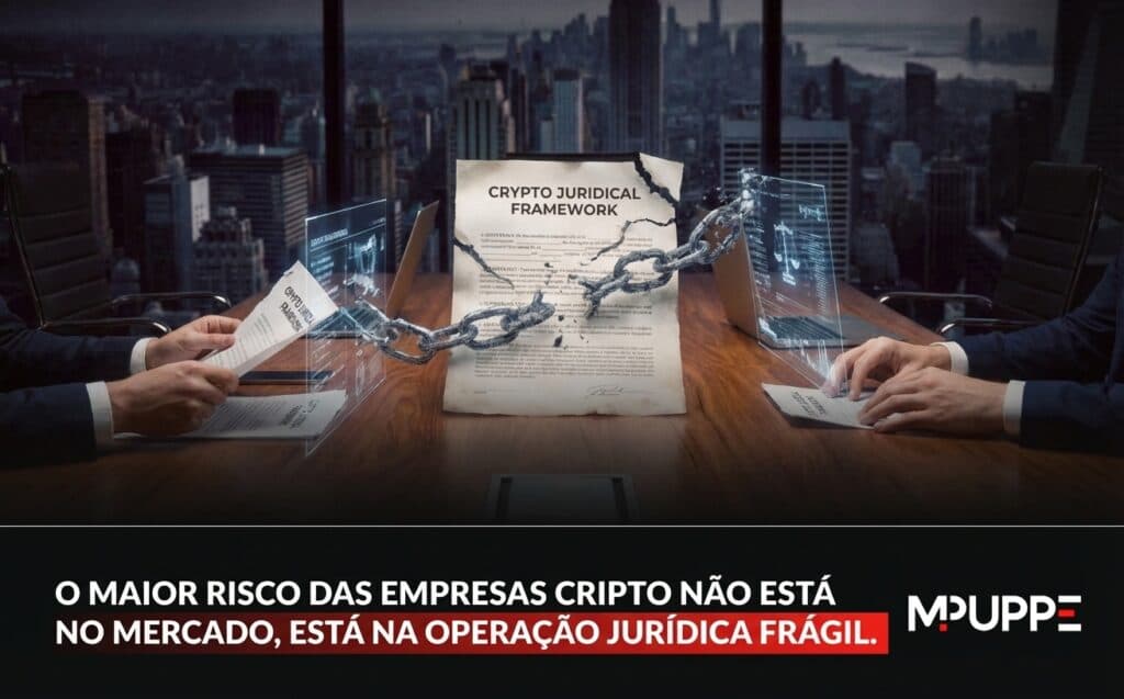 O maior risco das empresas cripto não está no mercado, está na operação jurídica frágil