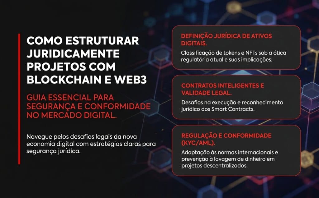 Como estruturar juridicamente projetos com blockchain e Web3