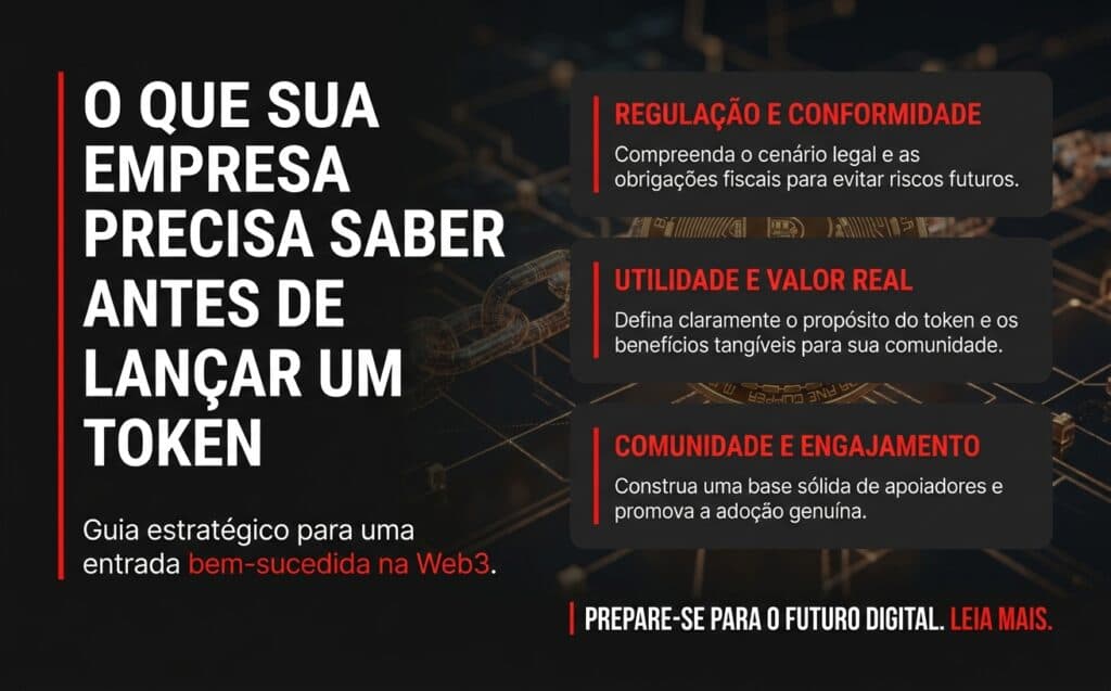 O que sua empresa precisa saber antes de lançar um token