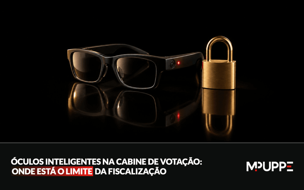 Óculos inteligentes na cabine de votação: o que a regra eleitoral diz e onde está o limite da fiscalização